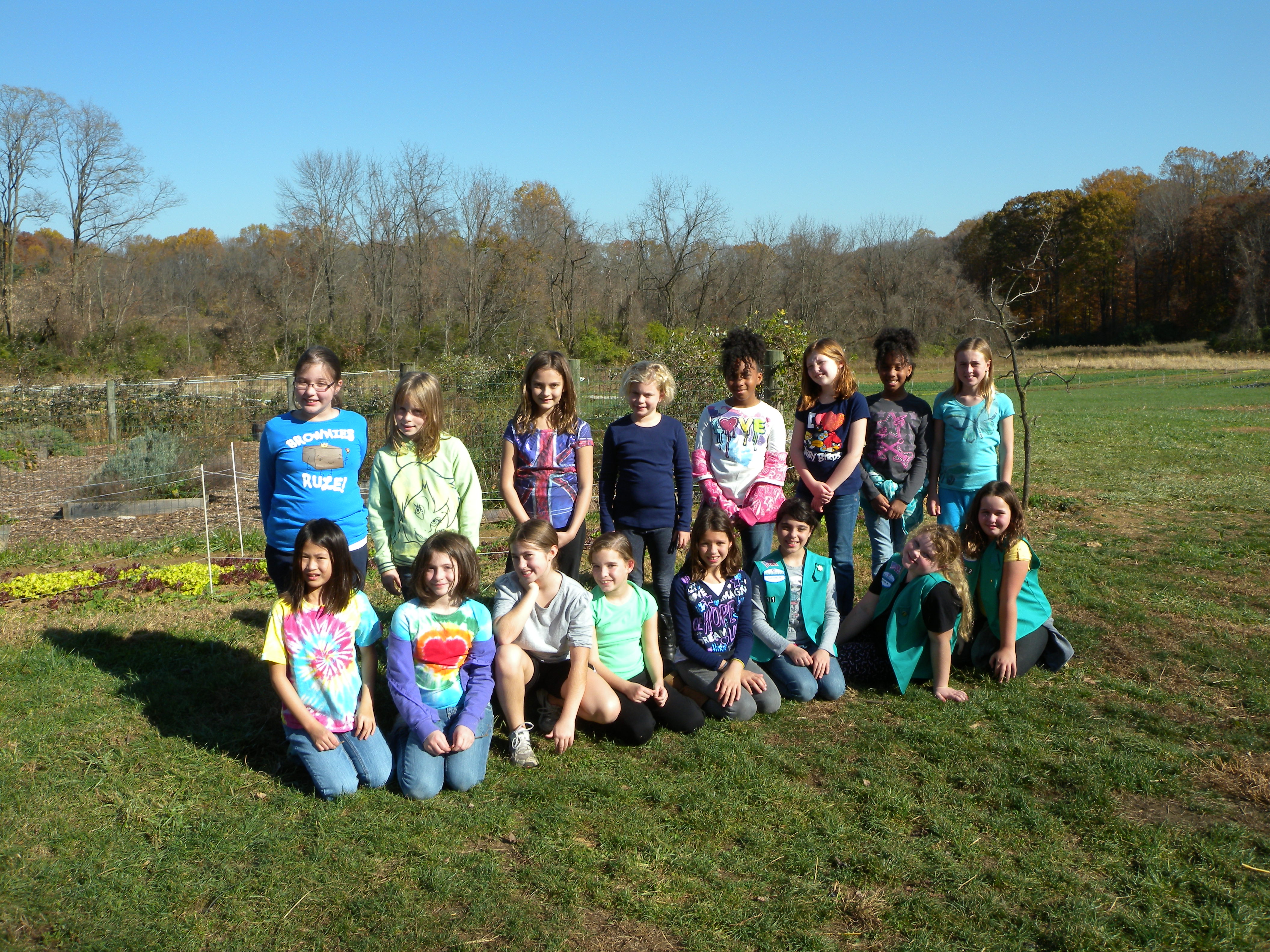 Girl Scouts at Rushton