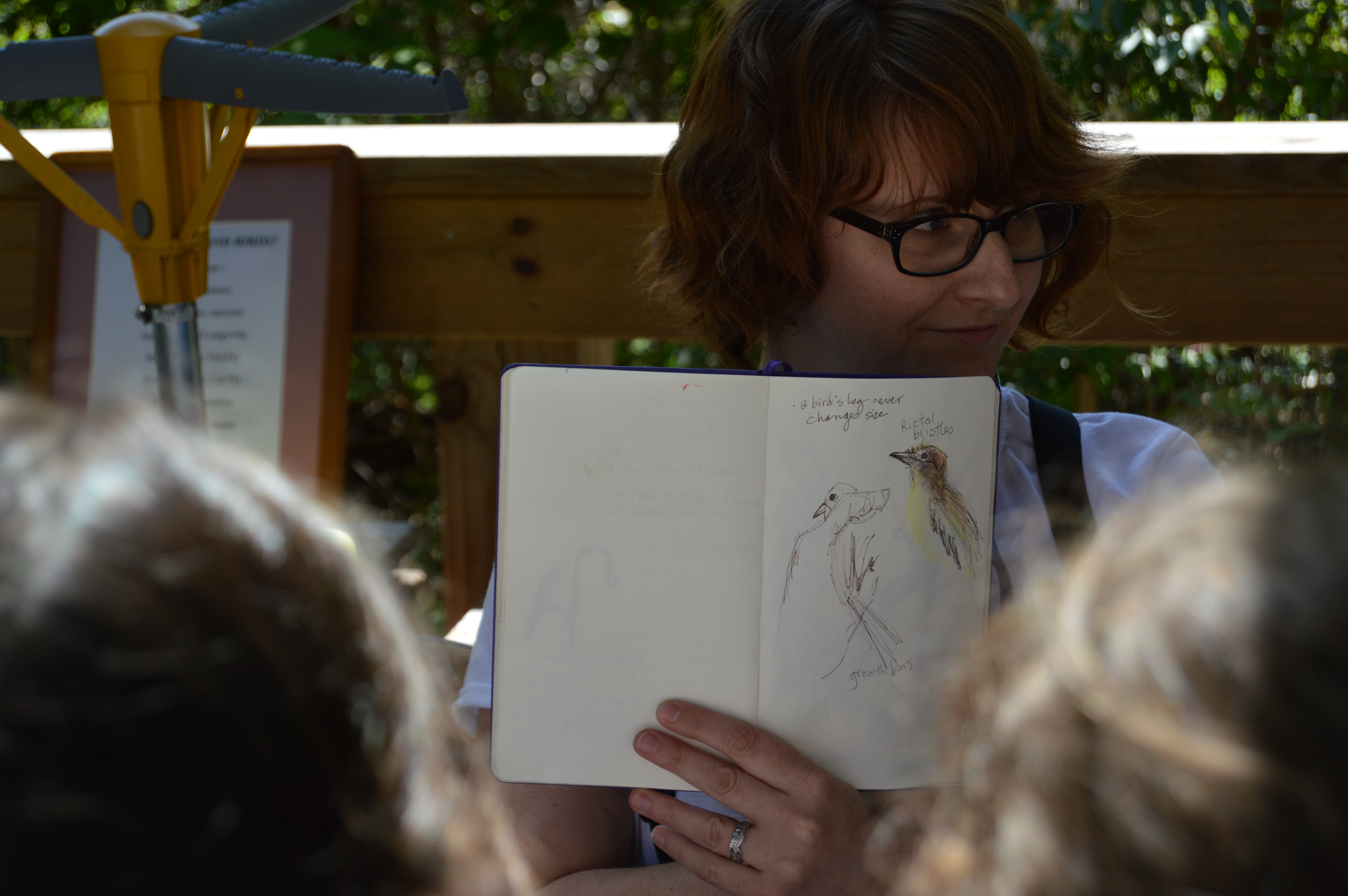 A professional children's book author visited us in May and took beautiful notes on what she learned. Check out here website here!